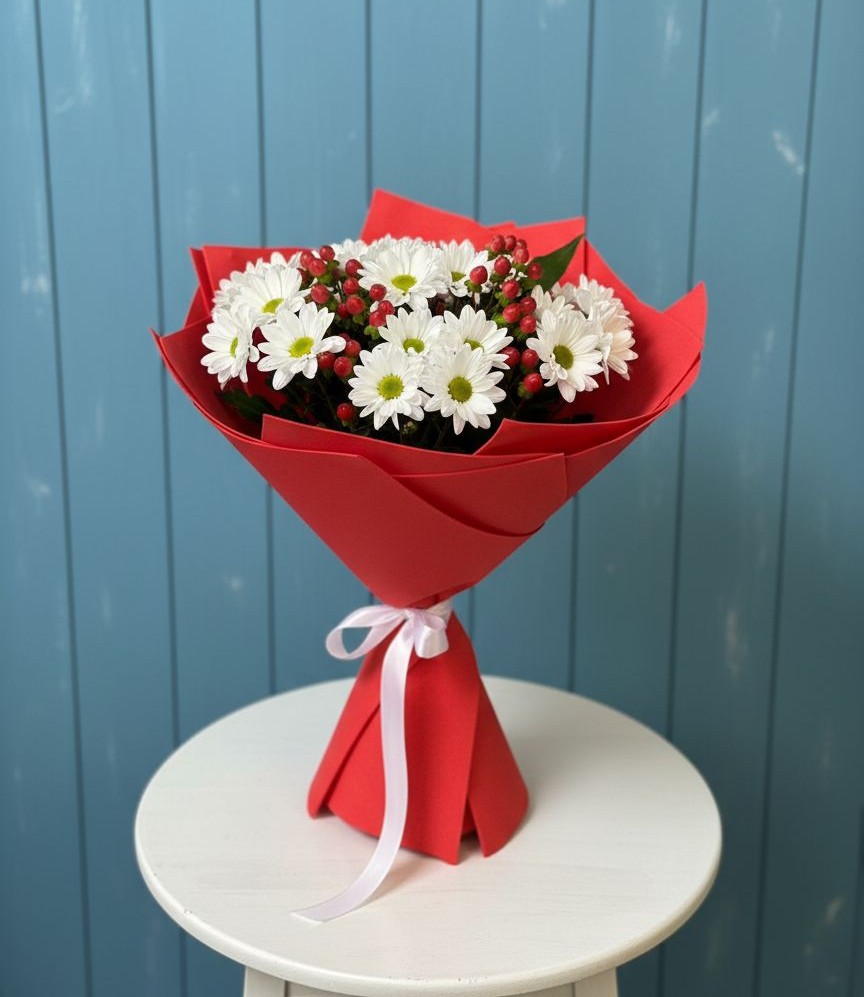 Букет цветов из: Хризантемы в Улькан