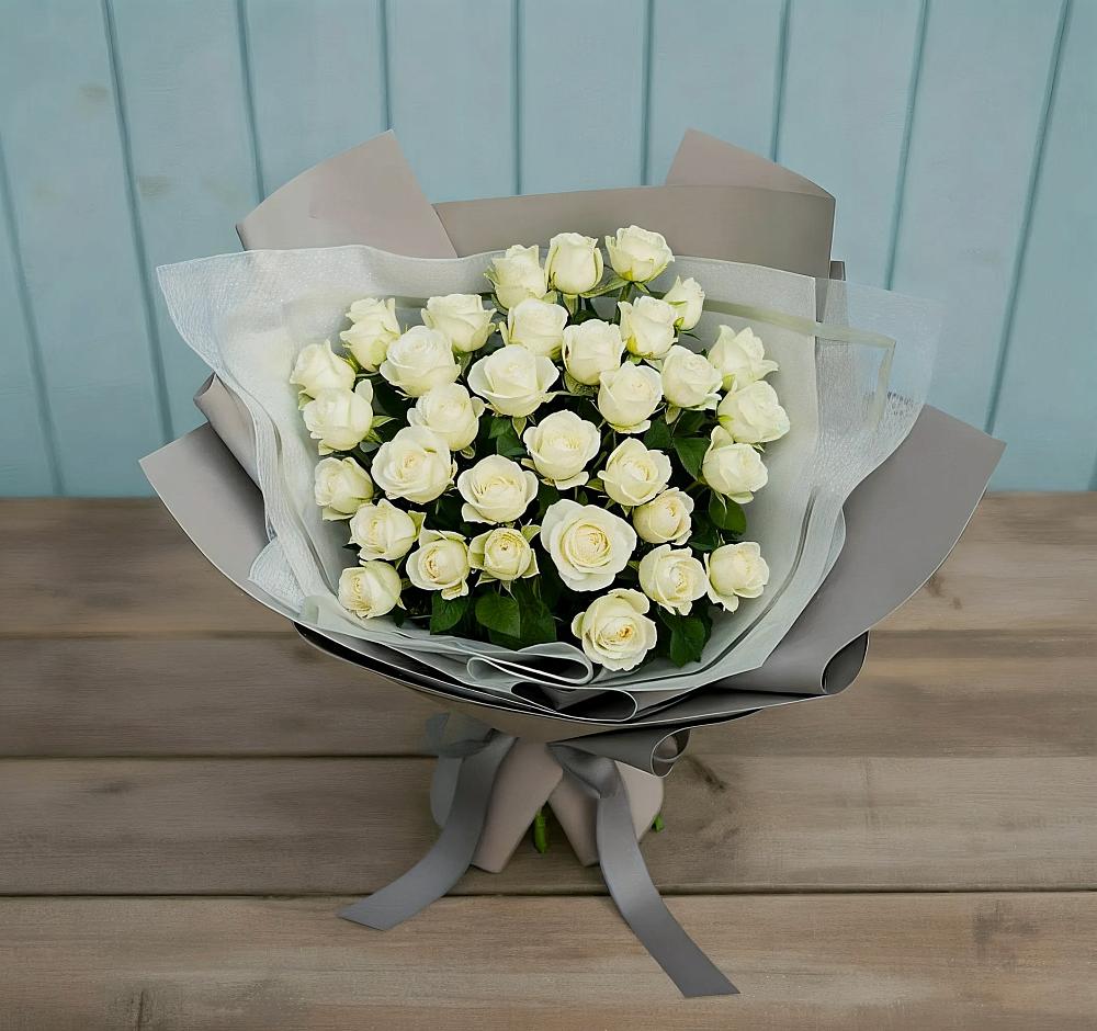 Букет Белоснежная нежность в Улькан