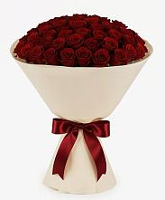 Букет 101 Бордовая роза Блэк Бакарра в Улькан