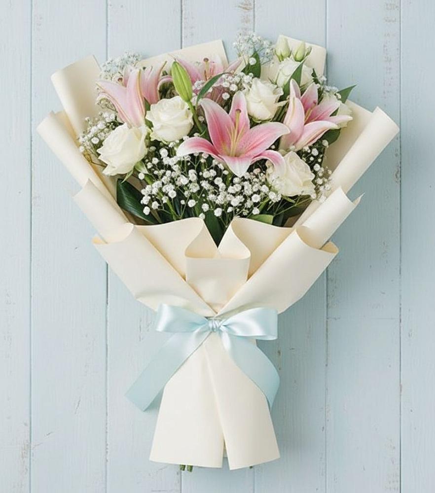 Букет цветов из: Лилии в Улькан