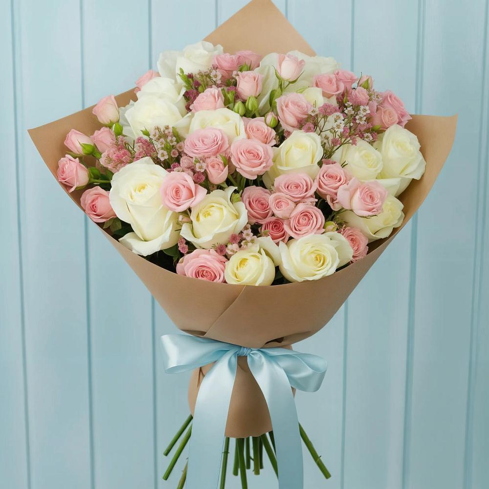 Букет цветов из: Розы в Улькан