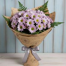 Букет цветов из:  Хризантемы #REPLACE_PRED# Улькан