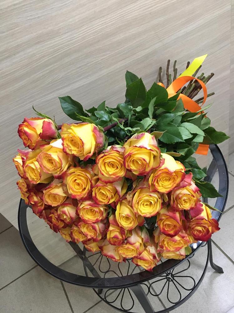 Букет Желтые розы в Улькан