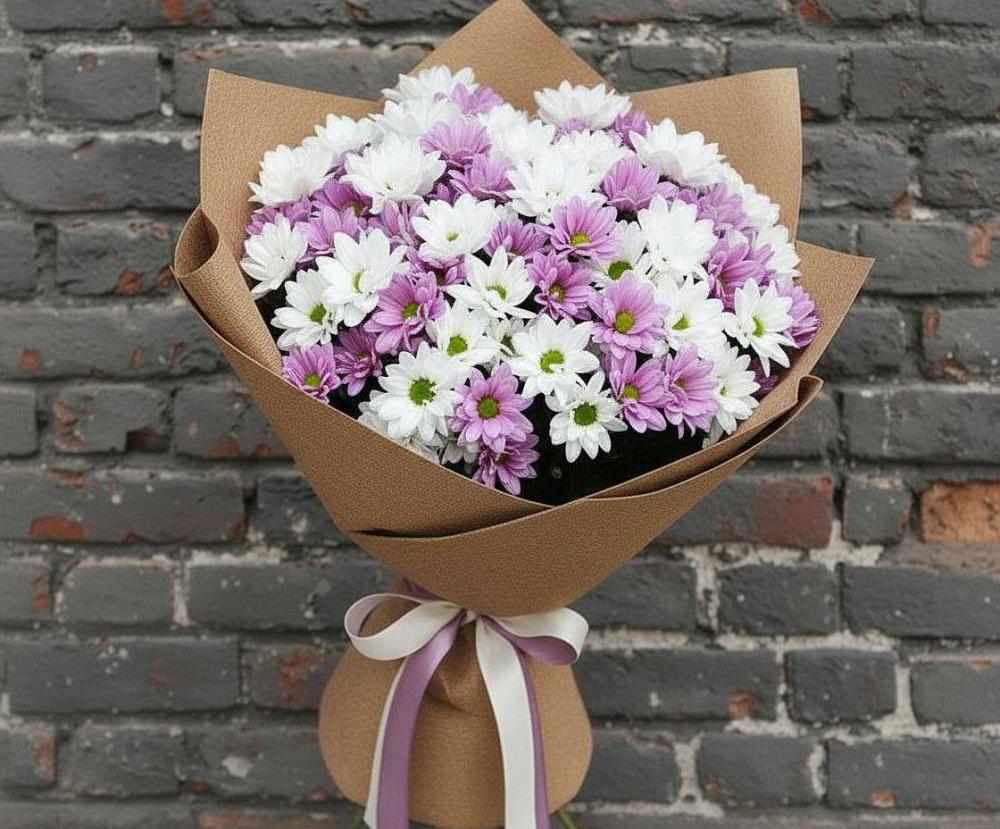 Букет цветов из: Хризантемы в Улькан