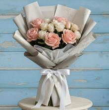 Букет цветов из:  Розы #REPLACE_PRED# Улькан