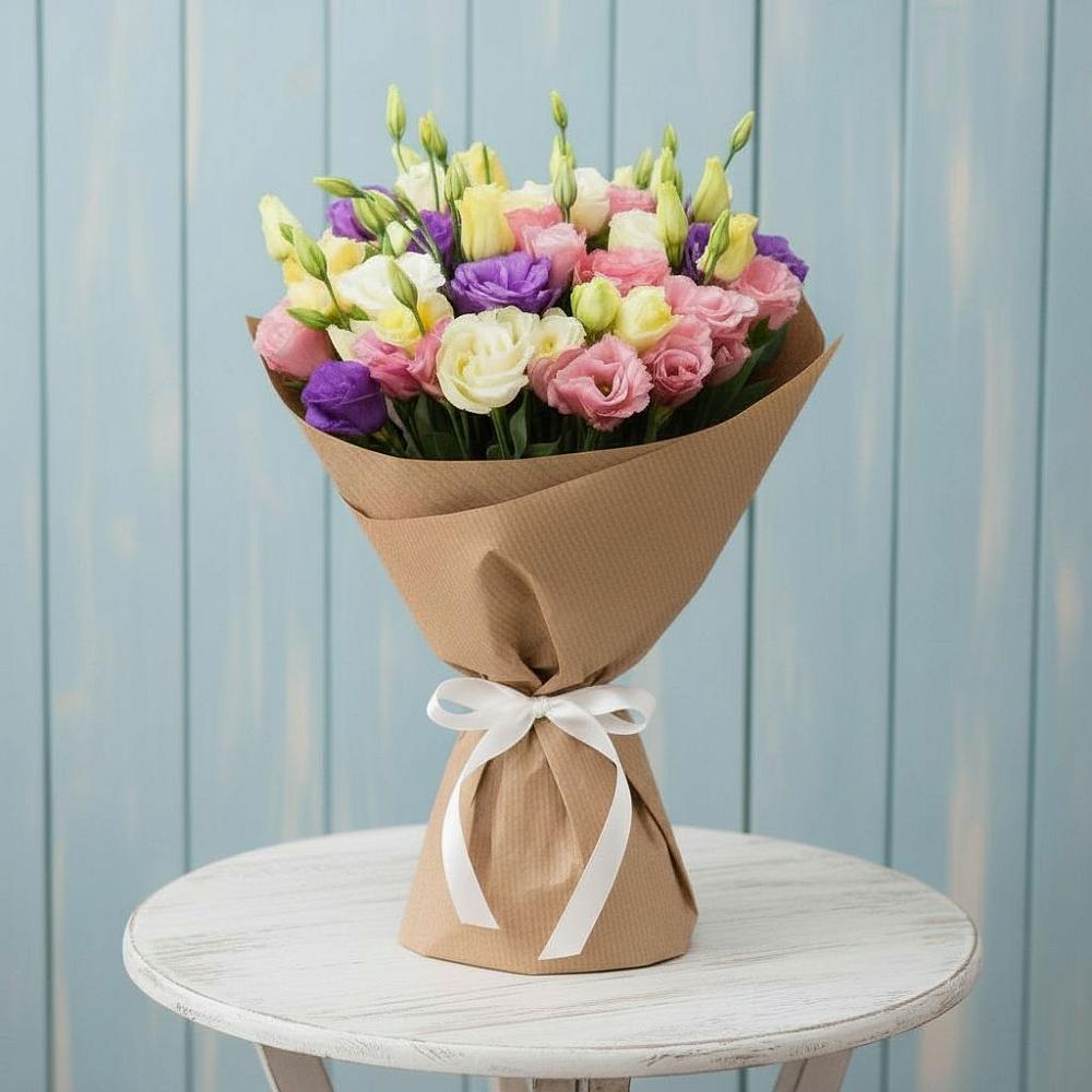 Букет цветов из: Лизиантусы в Улькан