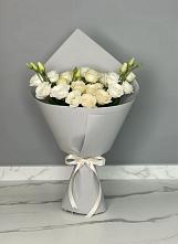 Букет цветов из:  Розы и Лизиантусы #REPLACE_PRED# Улькан